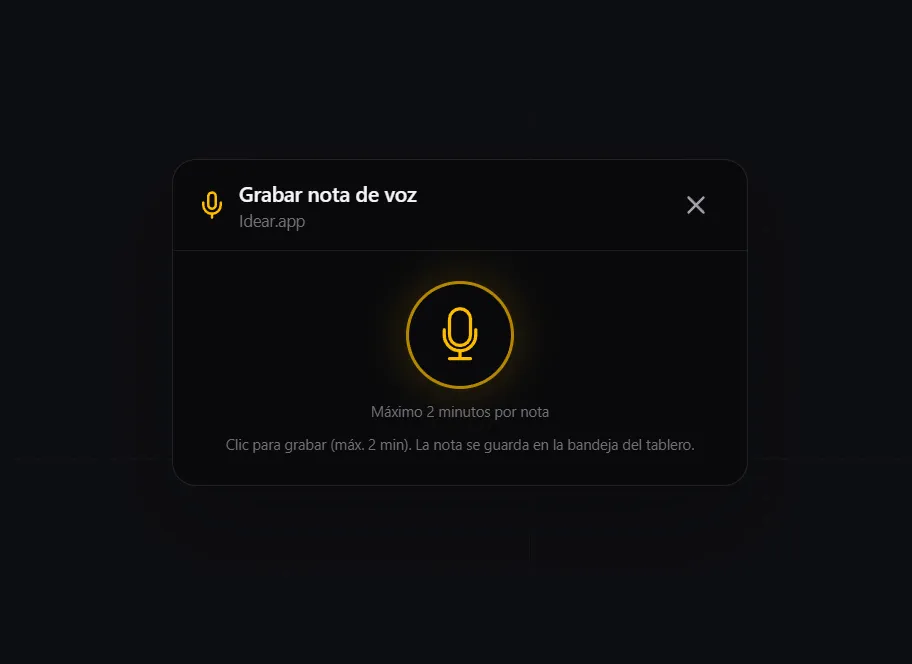 Notas de voz del equipo — paso 3
